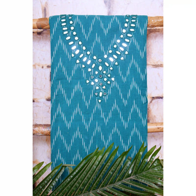 Mirror Work Cotton Kurti