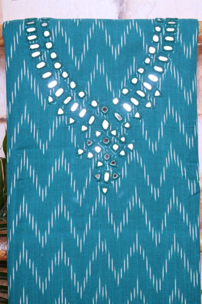 Mirror Work Cotton Kurti – alternate view