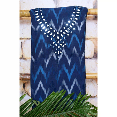 Mirror Work Cotton Kurti