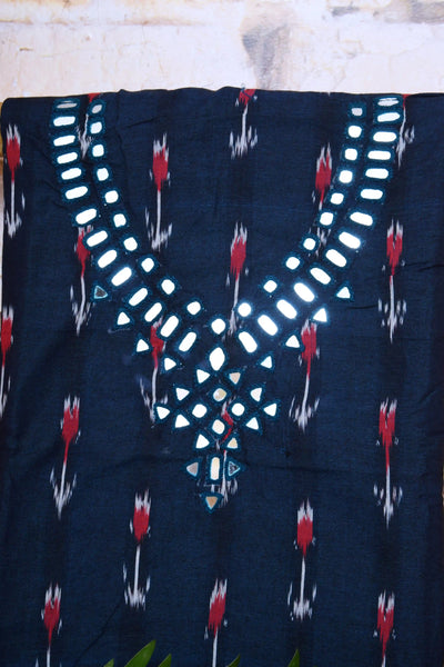 Mirror Work Cotton Kurti – alternate view