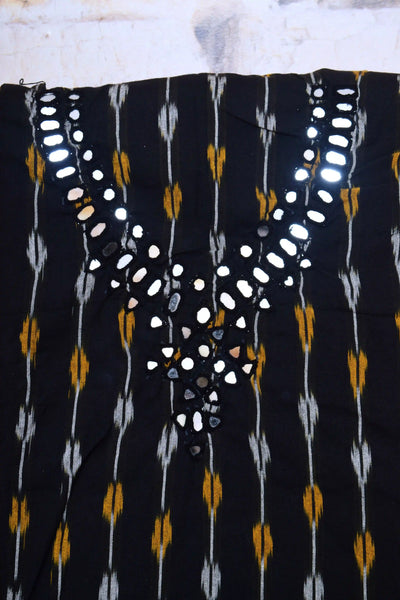 Mirror Work Cotton Kurti – alternate view