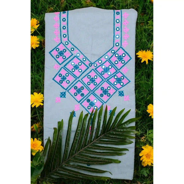 Sindhi Stitch Hand Embroidered Kurtis | Traditional Cotton Wear - SSEthnics Sindhi Stitch Hand Embroidered Kurtis | Traditional Cotton Wear - SSEthnics
