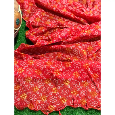 Rajasthani Kota Dupatta with Bandhani & Leheriya Designs
