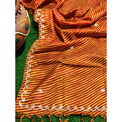 Rajasthani Kota Dupatta with Bandhani & Leheriya Designs