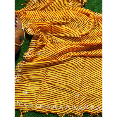 Rajasthani Kota Dupatta with Bandhani & Leheriya Designs