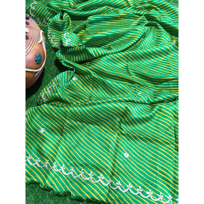 Rajasthani Kota Dupatta with Bandhani & Leheriya Designs