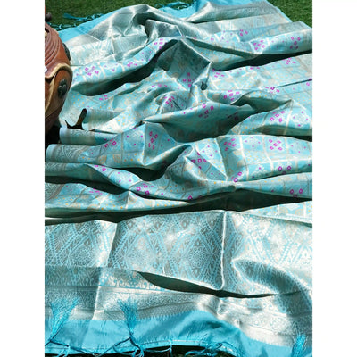 Banarasi Art Silk Dupatta – Elegant Powerloom Dupatta in 2.5m Length