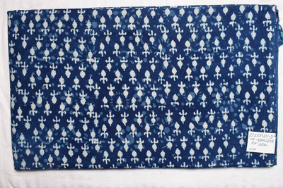 Indigo Dabu Special Hand Block Print Fabric