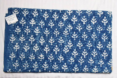 Indigo Dabu Special Hand Block Print Fabric