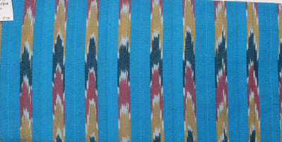 Handloom Pochampally Ikat fabric – alternate view