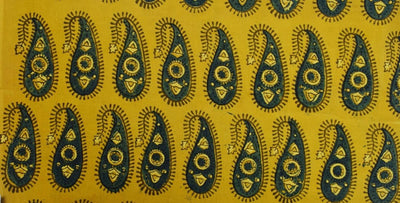 Ajrakh Block Print Fabric – alternate view