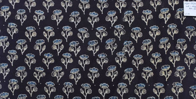 Ajrakh Block Print Fabric – alternate view