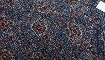 Authentic Ajrakh Block Print Fabric – alternate view