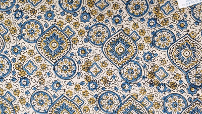 Authentic Ajrakh Block Print Fabric – alternate view