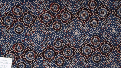Authentic Ajrakh Block Print Fabric – alternate view