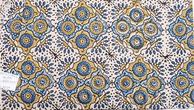 Authentic Ajrakh Block Print Fabric – alternate view