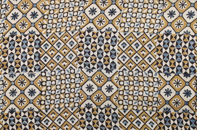 Ajrakh Modal Silk Fabric – alternate view