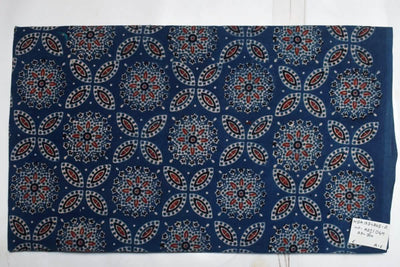 Authentic Ajrakh Block Print Fabric – alternate view