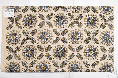 Authentic Ajrakh Block Print Fabric – alternate view