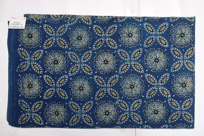 Authentic Ajrakh Block Print Fabric – alternate view