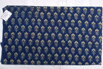 Authentic Ajrakh Block Print Fabric – alternate view