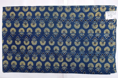 Authentic Ajrakh Block Print Fabric – alternate view