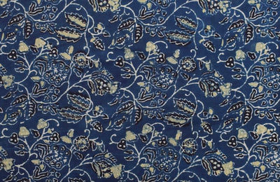 Authentic Ajrakh Block Print Fabric – alternate view