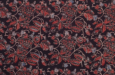 Authentic Ajrakh Block Print Fabric – alternate view
