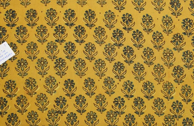Authentic Ajrakh Block Print Fabric – alternate view