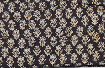 Authentic Ajrakh Block Print Fabric – alternate view