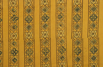 Authentic Ajrakh Block Print Fabric – alternate view