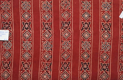 Authentic Ajrakh Block Print Fabric – alternate view