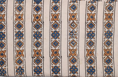 Authentic Ajrakh Block Print Fabric – alternate view