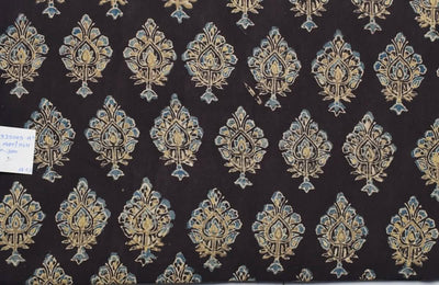 Authentic Ajrakh Block Print Fabric – alternate view
