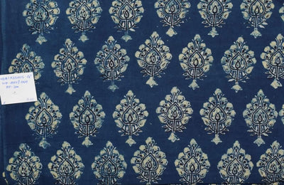 Authentic Ajrakh Block Print Fabric – alternate view
