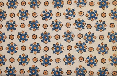 Authentic Ajrakh Block Print Fabric – alternate view