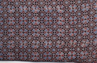 Authentic Ajrakh Block Print Fabric – alternate view