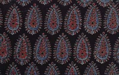Authentic Ajrakh Block Print Fabric – alternate view