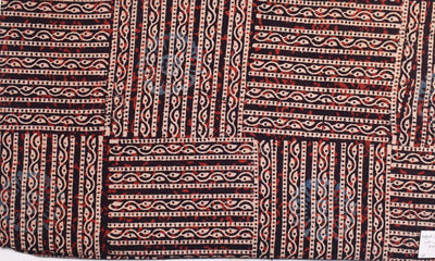 Authentic Ajrakh Block Print Fabric – alternate view