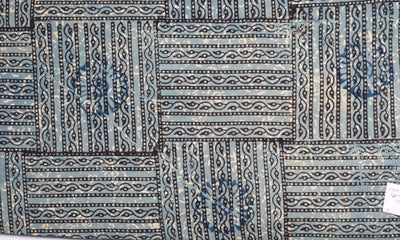 Authentic Ajrakh Block Print Fabric – alternate view
