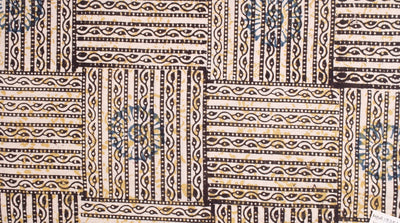 Authentic Ajrakh Block Print Fabric – alternate view