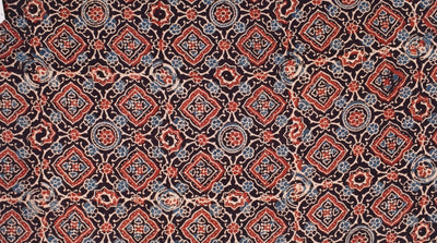 Authentic Ajrakh Block Print Fabric – alternate view