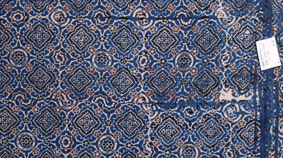 Authentic Ajrakh Block Print Fabric – alternate view