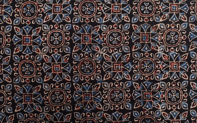 Authentic Ajrakh Block Print Fabric – alternate view