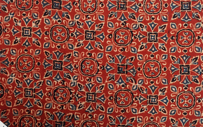 Authentic Ajrakh Block Print Fabric – alternate view