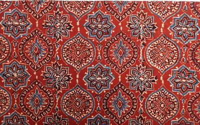 Authentic Ajrakh Block Print Fabric – alternate view