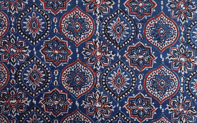 Authentic Ajrakh Block Print Fabric – alternate view