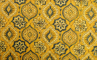 Authentic Ajrakh Block Print Fabric – alternate view
