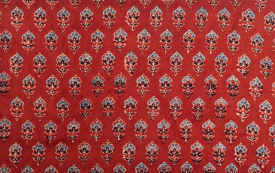 Authentic Ajrakh Block Print Fabric – alternate view