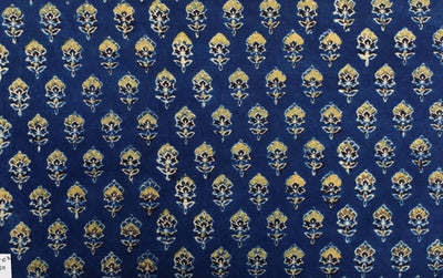 Authentic Ajrakh Block Print Fabric – alternate view